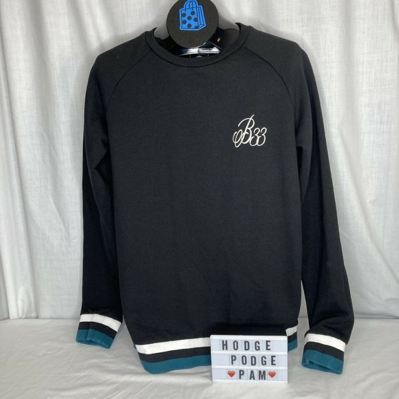 Bee Inspired Brand Signature Crew Sweatshirt B33 Black Medium Athletic Unisex - Picture 7 of 8